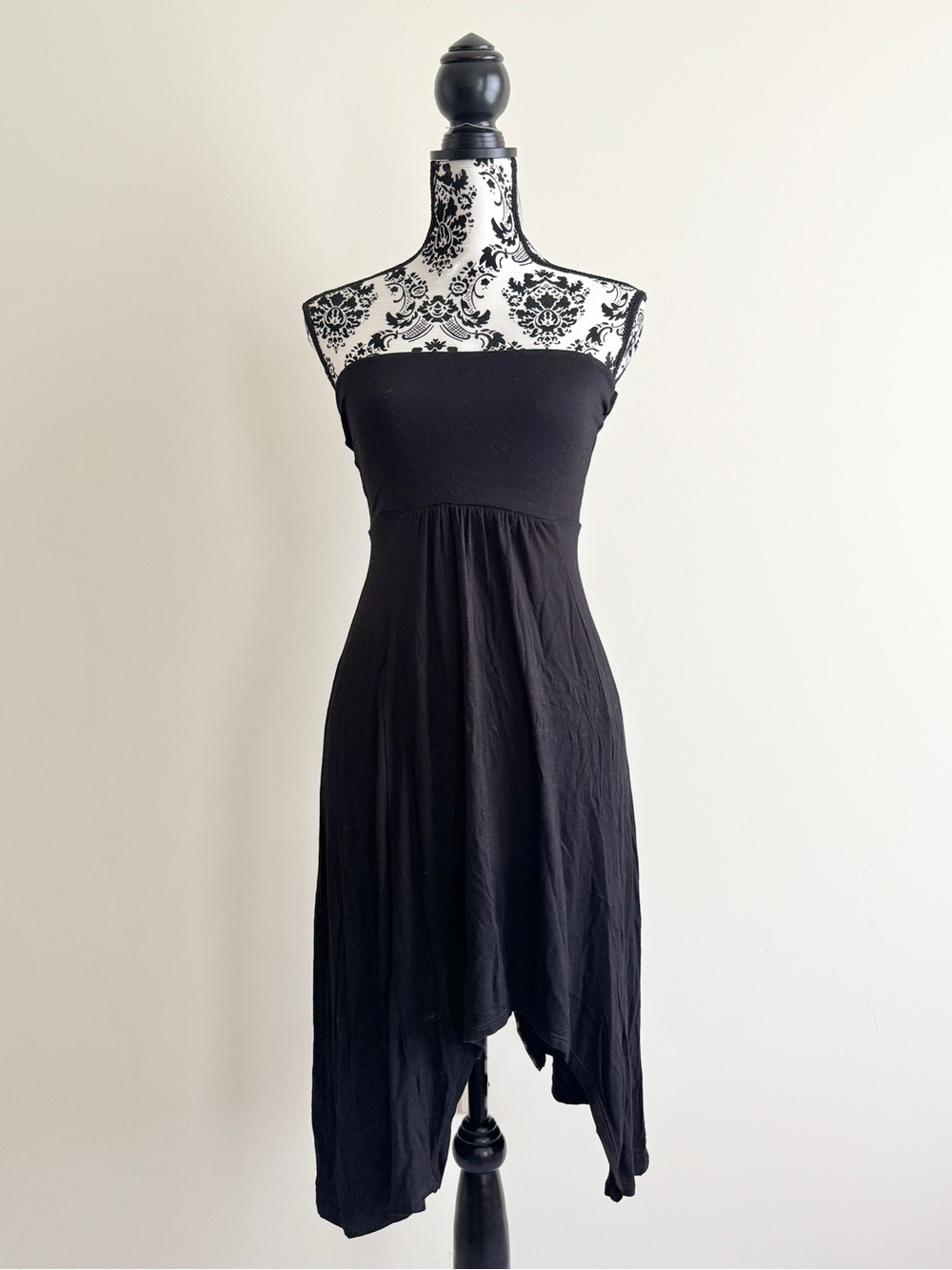 Vintage Zenana Outfitters Strapless Tube Dress Black Size Small career